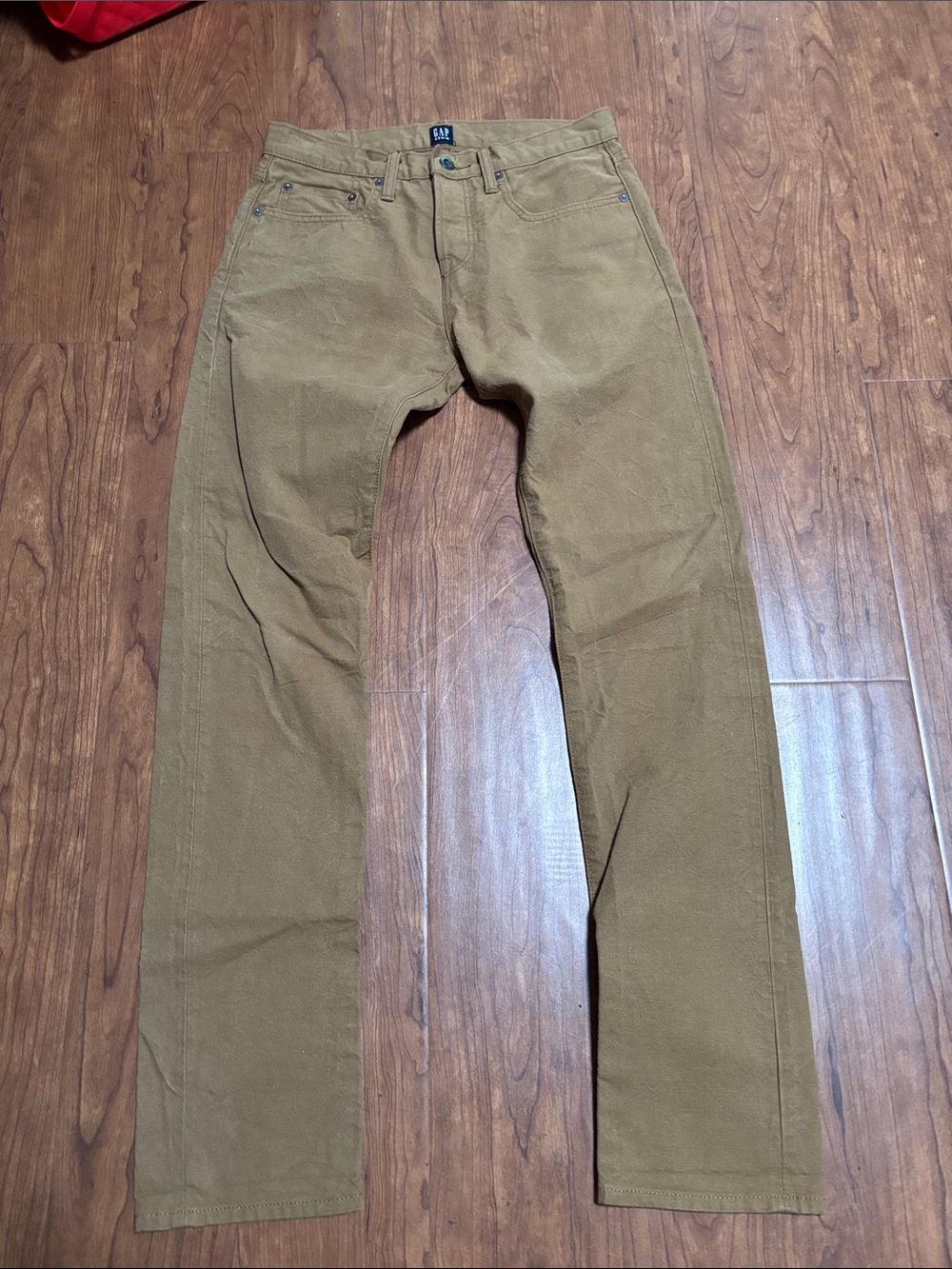 Gap Selvedge Denim Duck Canvas Jeans Skinny Fit